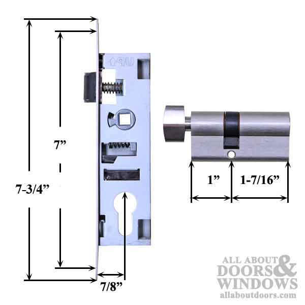 BUCKLER Mortise Handle Set, Door Lock, Main gate lock set-Locks- Door  Handles Lock-Punch-8