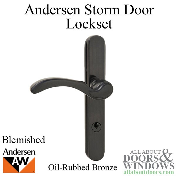 Andersen Traditional Storm Door Hardware Trim with Key Lock