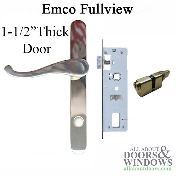 Full Lite Storm Door Handle Set