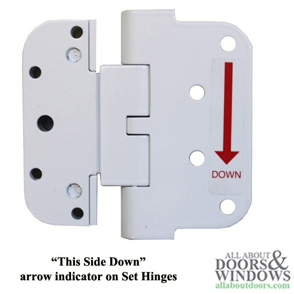 Hoppe Adjustable Set Hinge Left Hand Inswing Right Hand Outswing