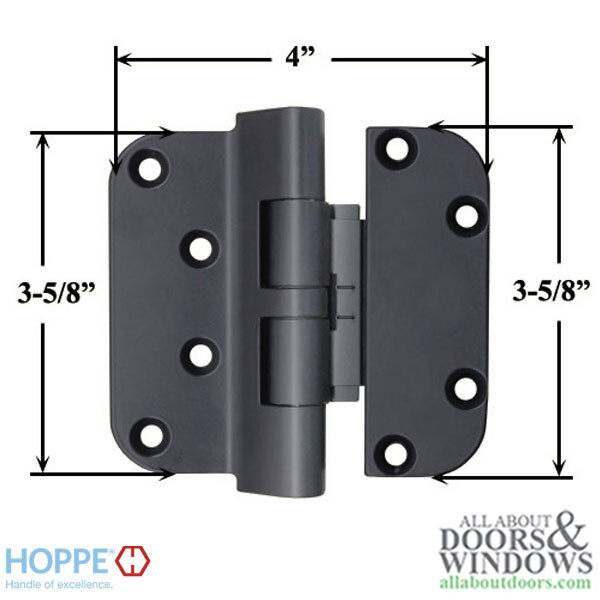 Hoppe Set Hinge Dimensions