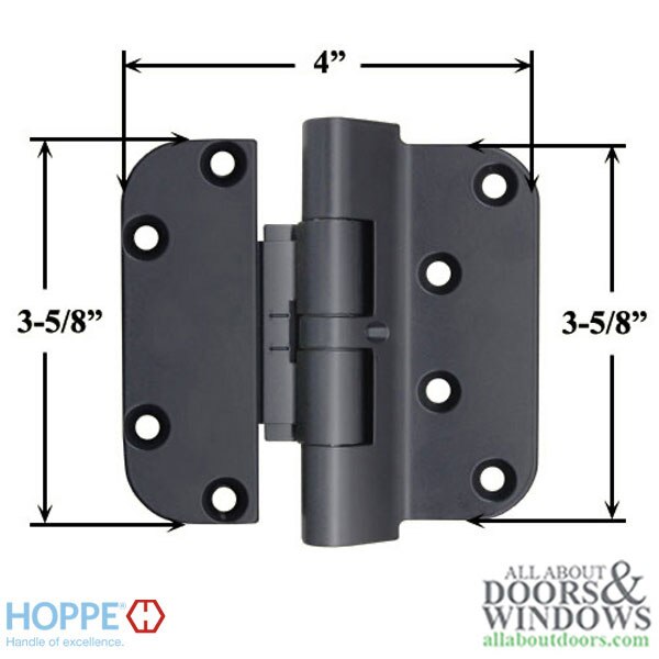 Hoppe Set Hinge Dimensions