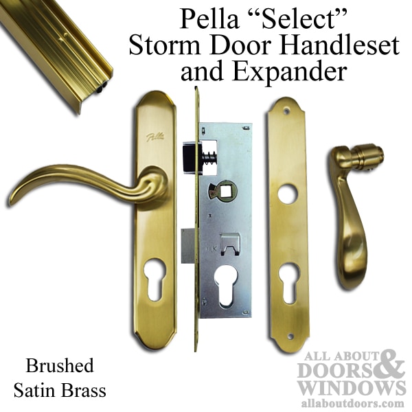 Pella Select 6000 Series Mortise Lock Storm Door Handleset Mortise Lock And Expander