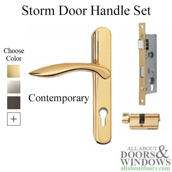 Contemporary Storm Door Hardware