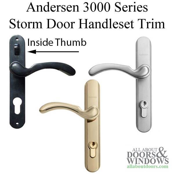 Andersen Storm Door handle Set 975049 Nickel BNIB