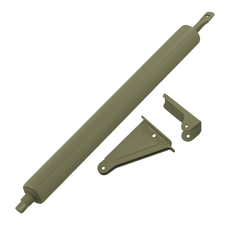Medium Standard Duty Pneumatic Storm Door Closer 12 Pack in Tan 
