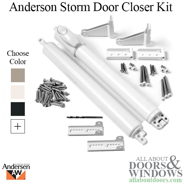 Push Button Storm Door Closer Kit