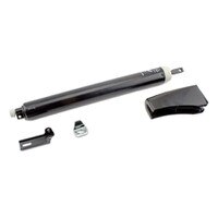 2-Pack Pneumatic Door Closer – Smooth Storm & Screen Door Closer, Black, Heavy-Duty Iron For Cabinets & Wardrobes
