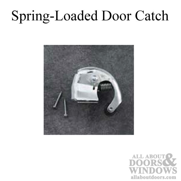 how to install screen door catch spring loaded