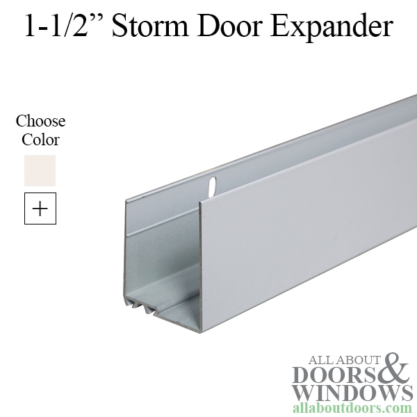 storm door expander with 2 sweeps