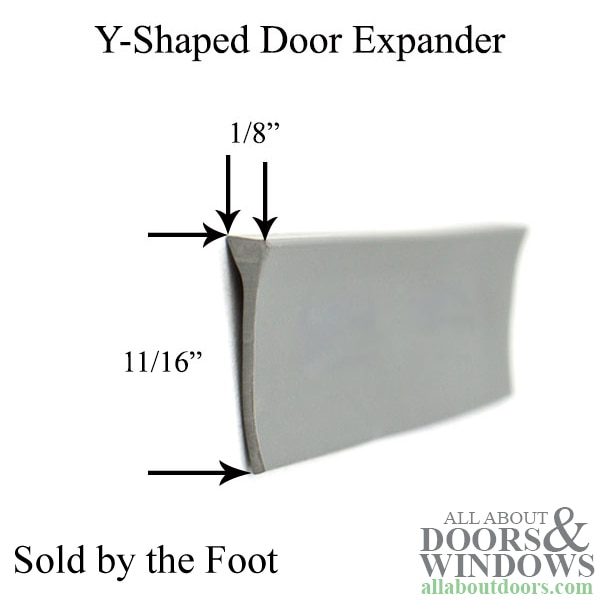 y-shaped door sweep