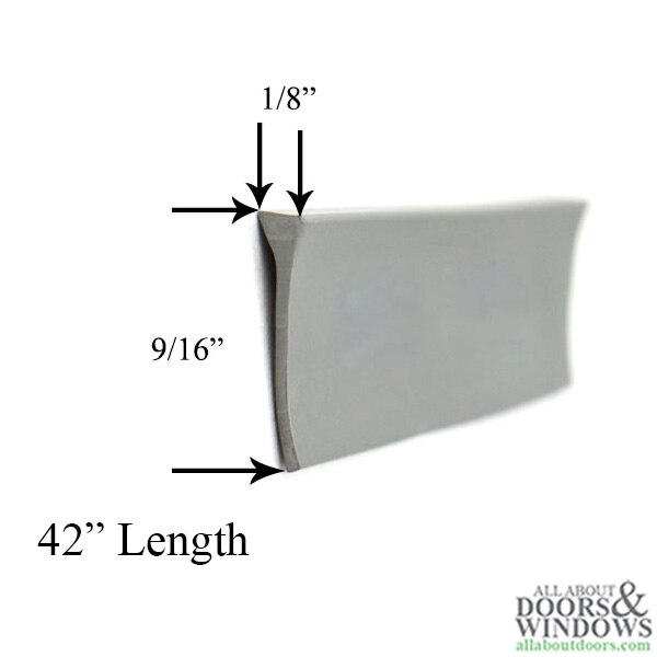 Sweep, Yshape, Storm Door expander Vinyl 42" Black