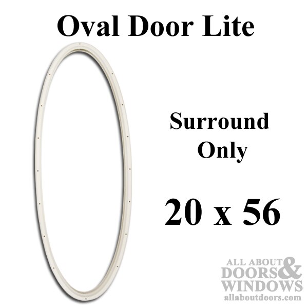 Therma Tru 20 X 56 1 Oval Surround Only Door Lite Pinit