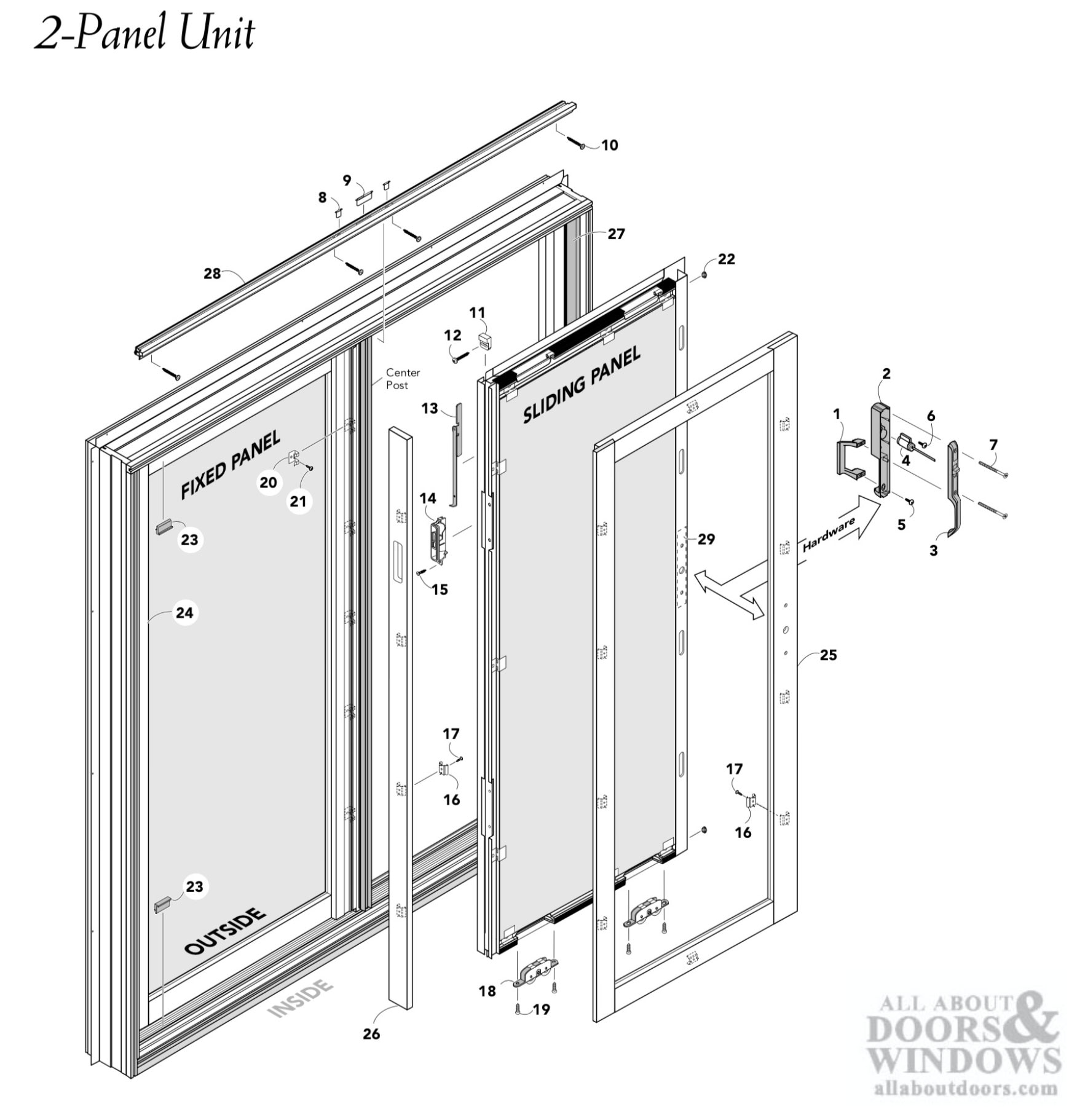 Diagram of clip installation