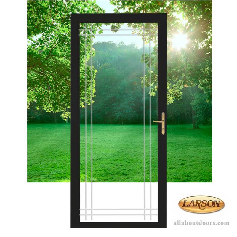 Larson Classic View 350 Full Double Bevel - Larson Beveled Glass Storm Door Larson Classic View 350 Full Double Bevel - Larson Beveled Glass Storm Door