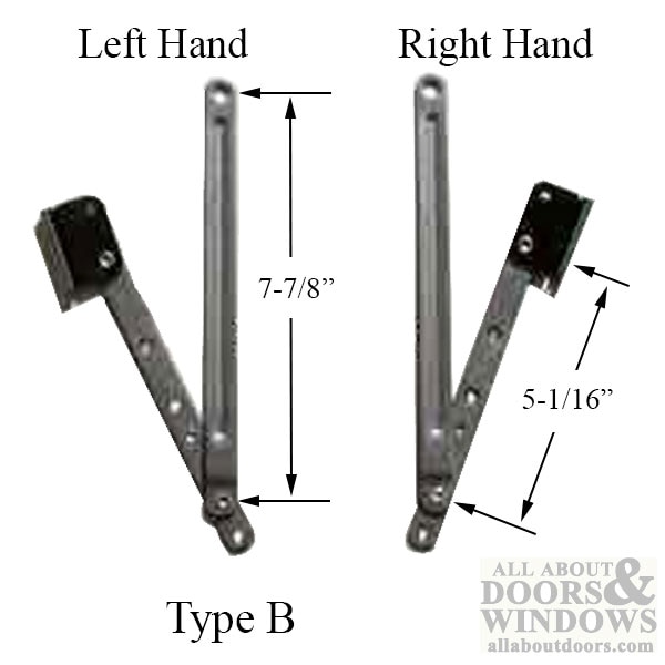 Peachtree Casement Hinge, Top, Type B - Enhance Your Window Performance
