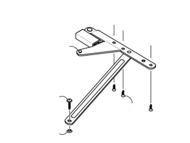 Peachtree Ariel Egress Bottom Right Hand Casement Hinge for Optimal Safety