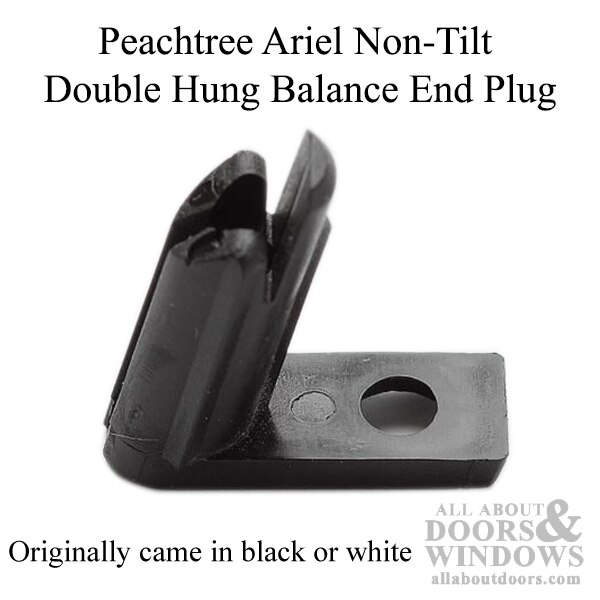 Non-Tilt Double Hung Balance End Plug for Peachtree Ariel Windows