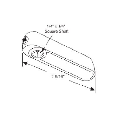 Lock Latch Handle Dimensions