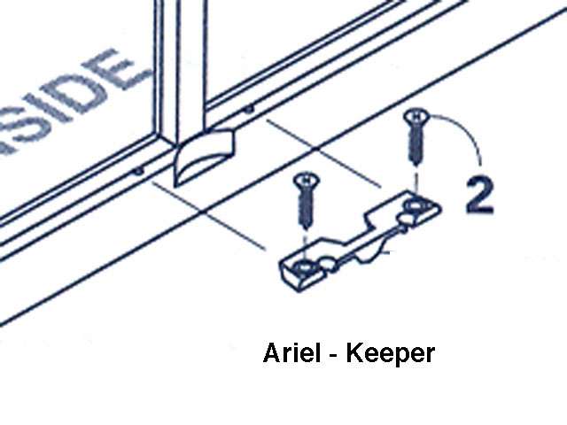 Sash Lock for Peachtree Ariel DH Wood Lower Sash - Driftwood