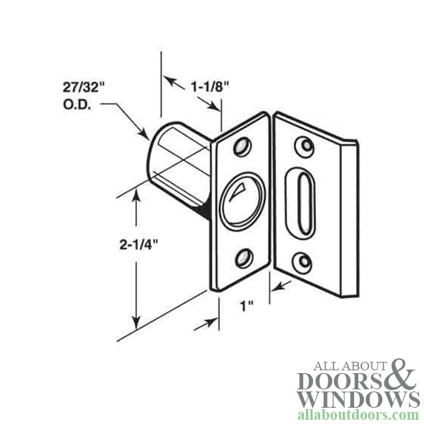 Bullet Catch Dimensions
