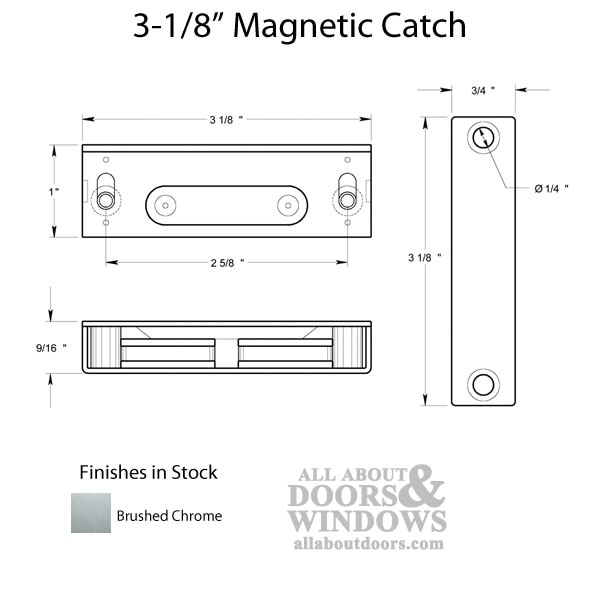 Magnetic Catch Dimensions