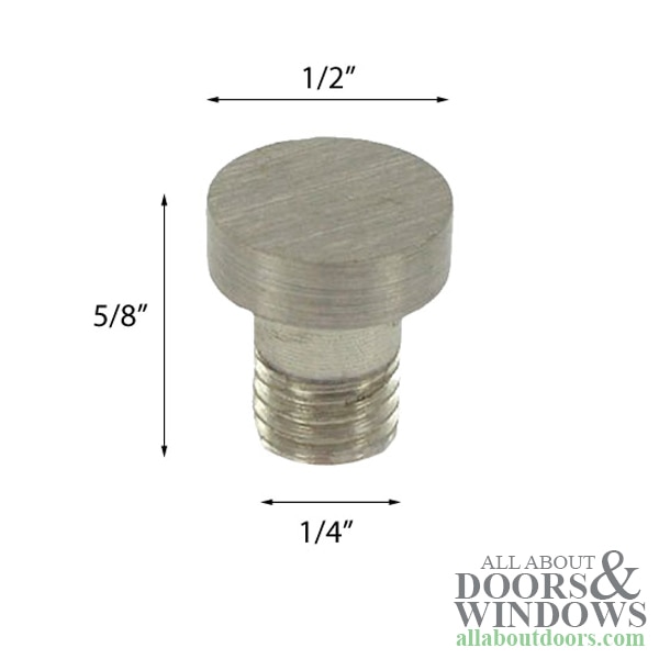 Specs: Extended Button Hinge Tips – Brass