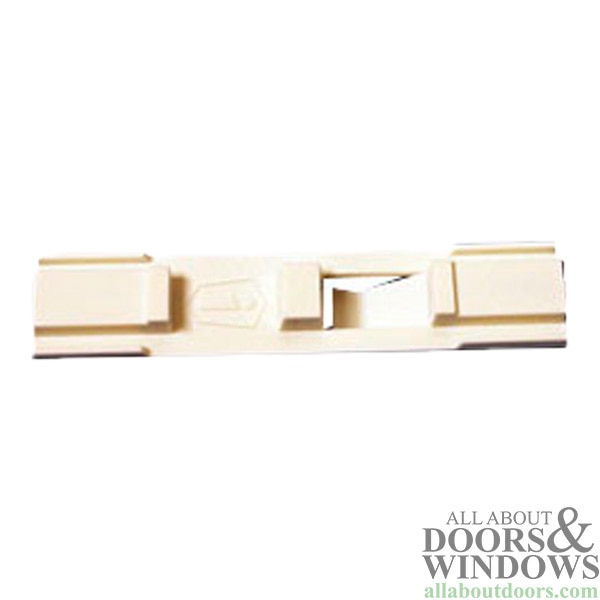 Astragal Slide Bolt / Flush Bolt - White | Secure Door Hardware