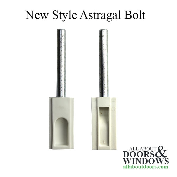 Astragal Bolt, New Style ThermaTru Door with 7/8" Thick Astragal