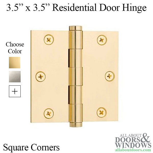 Full Mortise Hinge Square Corner