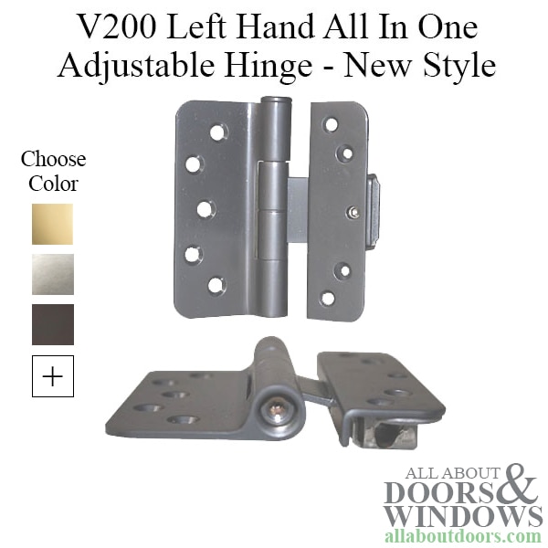 V200 left hand new style all in one adjustable door hinge