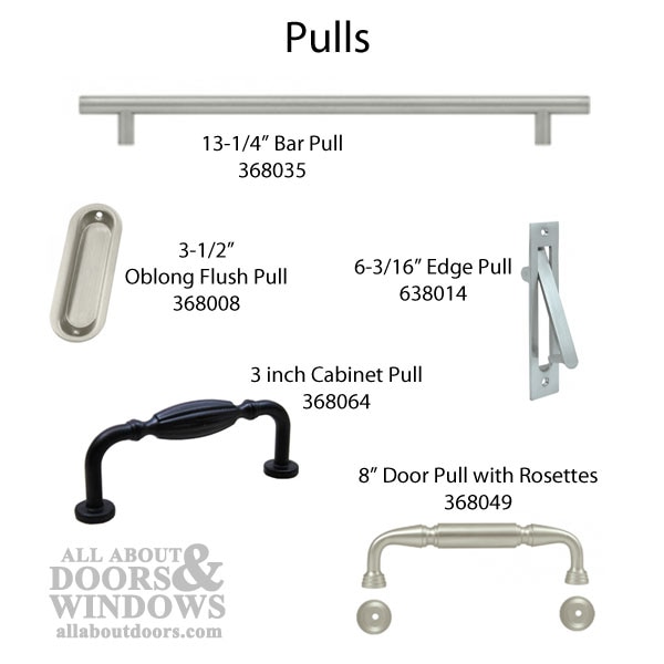 13-1/4" Bar Pulls, Solid Stainless Steel | Sleek Cabinet and Drawer Handles - Related Parts