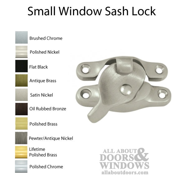 Small Window Sash Lock