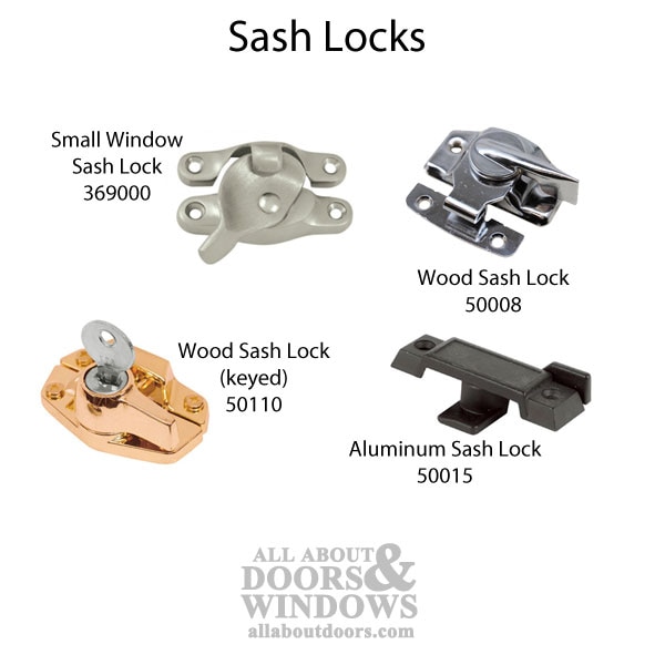 Window Sash Lock Color Choices