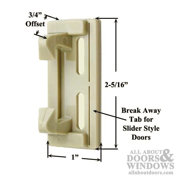 Peachtree IPD Screen Keeper Only in Beige - Dimensions