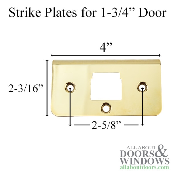 Set of 3 Peachtree IPD Strike Plates in various colors