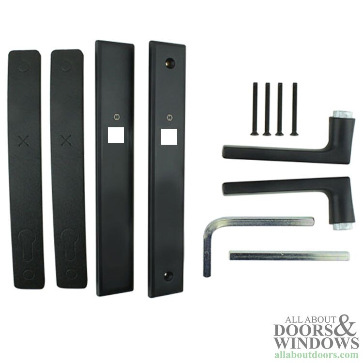 Dallas Contemporary Lever Handle, Fixed Dummy Pair, M1643 / 2161N Set