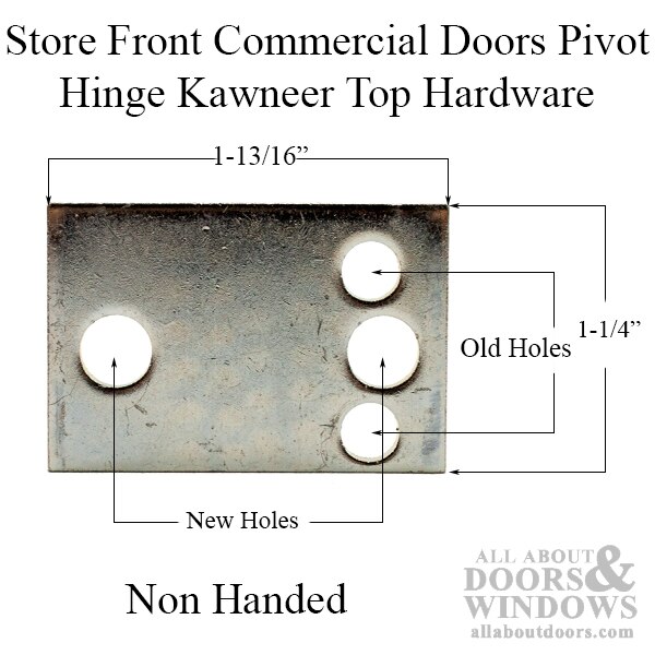 Store Front Commercial Doors Pivot Hinge Kawneer Bottom RH