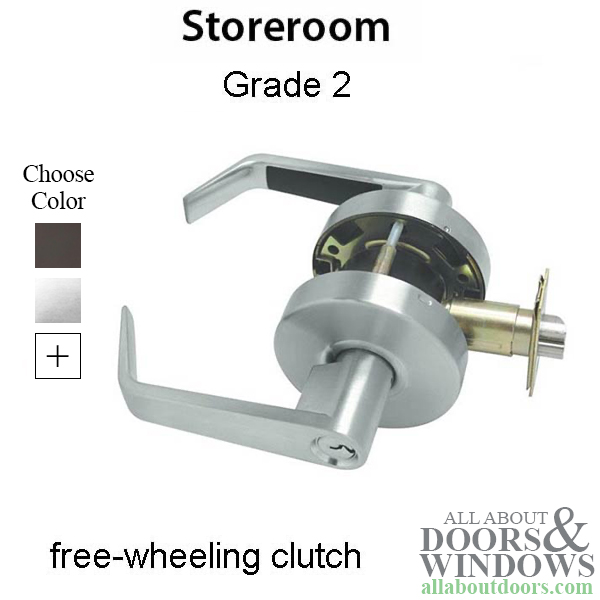 Satin Chrome Schlage SC4 Uscan Grade 2 Store Room Lever Lock