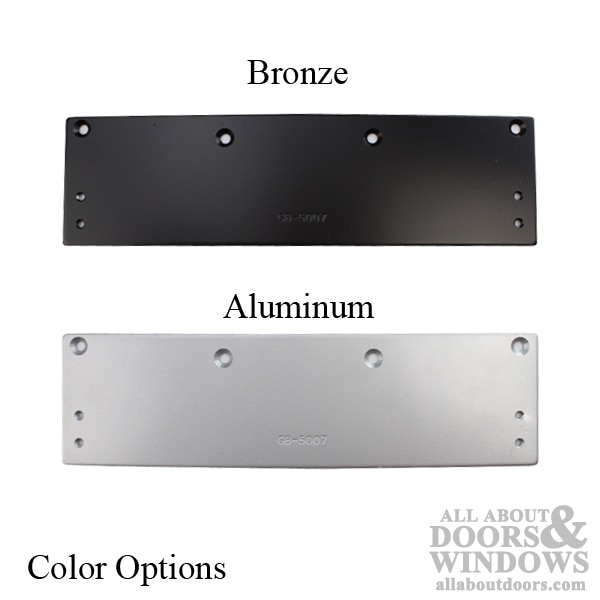 Bronze w/ screws Door Closer Drop Plate For 5004 Series Door Closer 