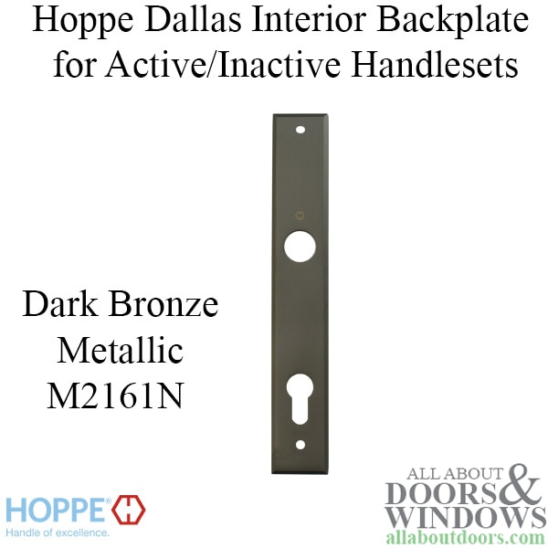 HOPPE Dallas Interior Backplate