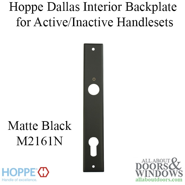 HOPPE Dallas Interior Backplate