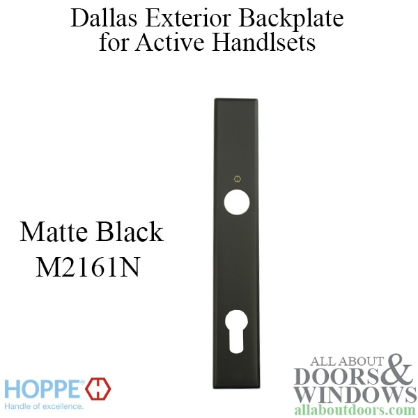 HOPPE Dallas Exterior Backplate