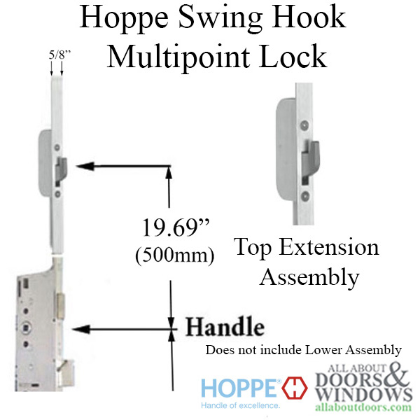 Top Extension Swing Hook Assembly