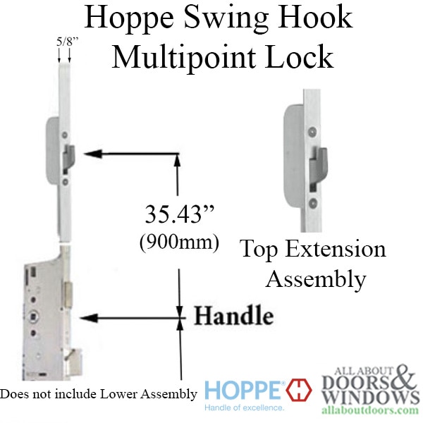 Top Extension Swing Hook Assembly