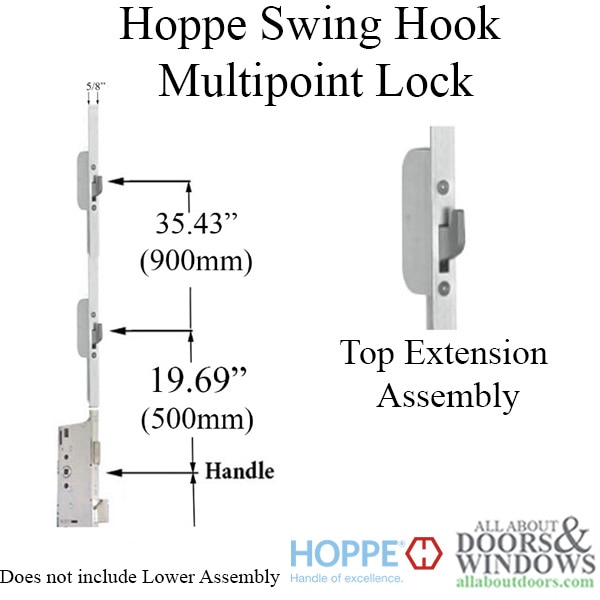 Top Extension Swing Hook Assembly