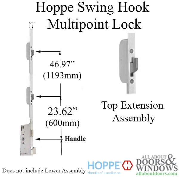 Top Extension Swing Hook Assembly
