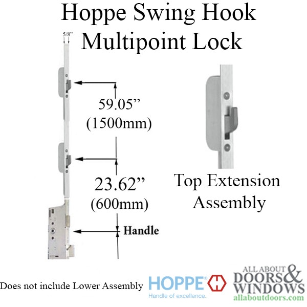 Top Extension Swing Hook Assembly