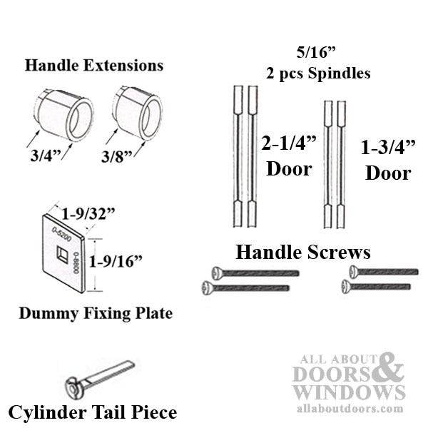 8mm Door Lever Handle Set Screw