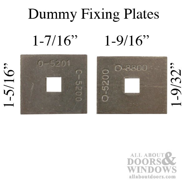 Fixing Plate - Convert Passive to Dummy